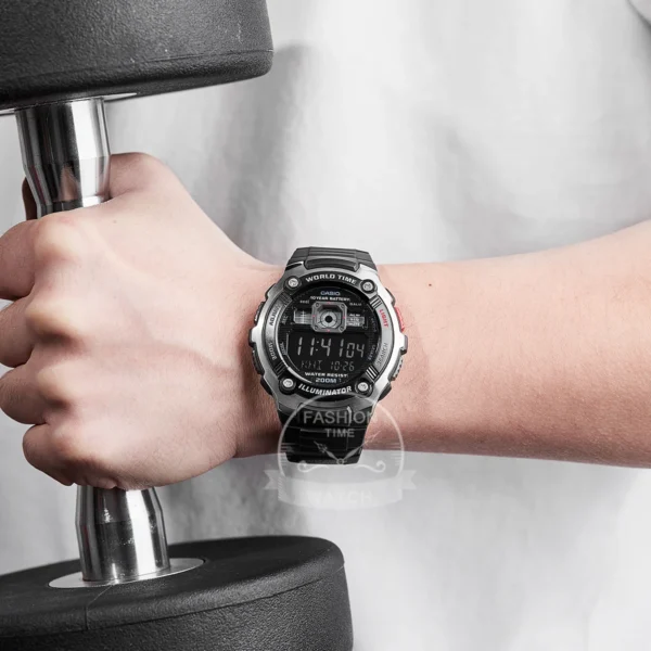 Casio Men's Classic Sports Watch Fashion Cool Multi-function electronic Water relogio masculino AE-2000W-1B/1A - Image 3