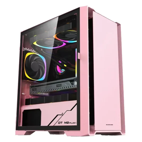 Wide-Body Tempered Glass Computer Case for Gamers Cross-Border M2 Desktop PC Gaming Host Case Cartoon Design Origin China - Image 2
