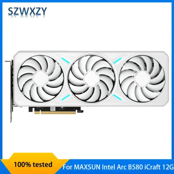 New Original For MAXSUN Intel Arc B580 iCraft 12G Graphics Card GDDR6 192Bit B580 12GB Video Card Fast Ship