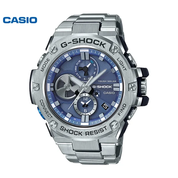 2025 NEW Casio GST-B100 series men's watch solar metal drop-resistant waterproof sports watch men's G-SHOCK luxury quartz watch