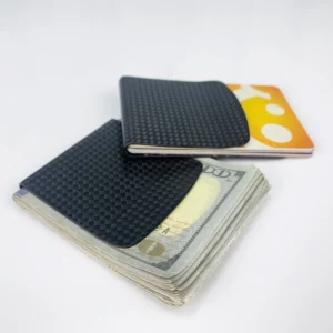 Quality Ultra-thin Matte Real Carbon Fiber Wallet Slim Money Clip 74*55mm Durable Card Holder For Men Women