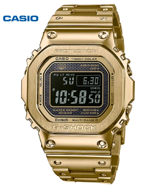 VIP NEW Casio GMW-B5000 series small square fashion metal sports watch G-shock men's multi-function waterproof LED display - Image 2