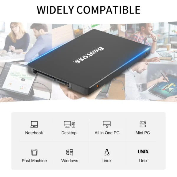 Bestoss SSD Internal 2.5 inch Sata 120GB 240GB 480GB Hard Disk 128GB 256GB 512GB SSD Hard Drive For Laptop Notebook PC - Image 3