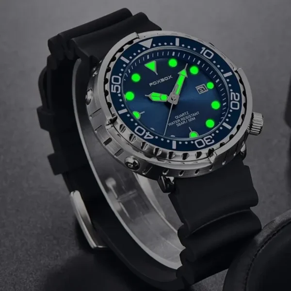 2024 Casual Men Watches for Men Top Brand Luxury Silicone Sport Watch Men Quartz Date Clock Waterproof Wristwatch Chronograph - Image 4