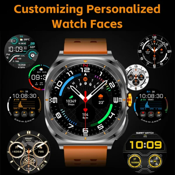 2025 Popular Wireless Bluetooth watch Men water proof TWS Earphones Dual Earphones Call Health Monitor Sports Music Smartwatch - Image 6