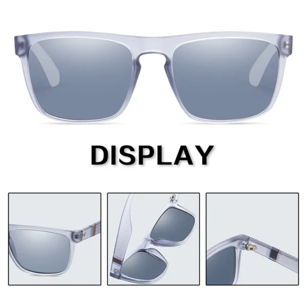 Fashion Square Vintage Polarized Sunglasses Men Women Retro Driving Fishing Sun Glasses UV400 Eyewear - Image 5