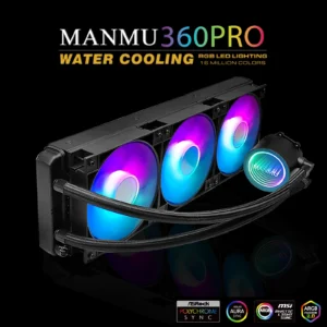 MANMU Cpu Aio Water Cooler Cpu Water Cooler Aio Cooler Water Cooling Cpu with 5V ARGB fan