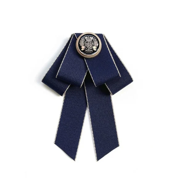 New Solid Color Bow Tie Bow Crystal Rhinestone Bowtie Collar Flower Pre-Tied Elegant Neck Decoration School Uniform