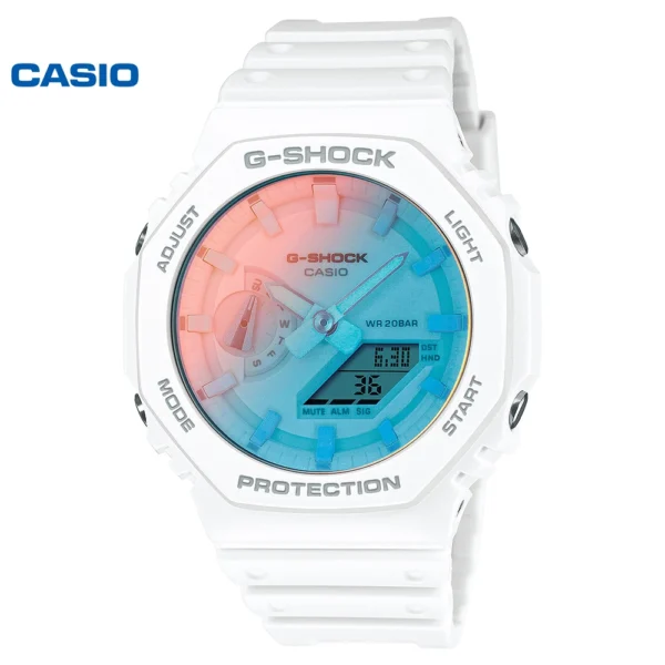 2025NEW Casio GA-2100TL series men's watch farmhouse oak trendy quartz watch small square G-SHOCK couple watch classic - Image 3