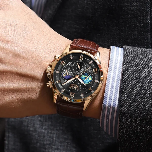 LIGE New Mens Watch Luxury 30M Waterproof Luminous Men Quartz Wristwatches Sport Military Chronograph Man Watch Montres Hommes - Image 6