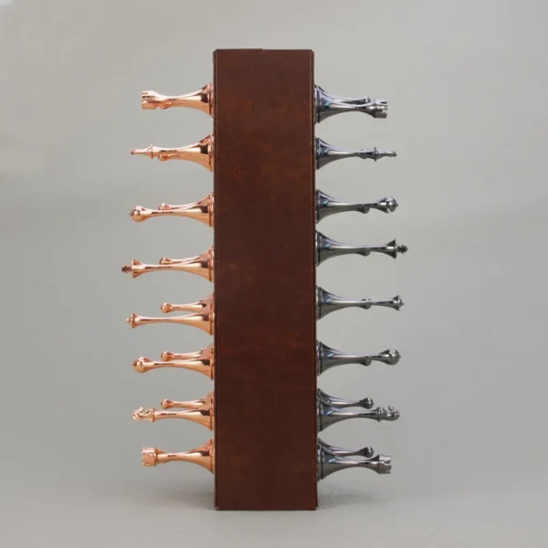 High Quality Metal Material Magnetic Chess Set Four Colors Available Folding Chess Board Adult Children's Toys - Image 4