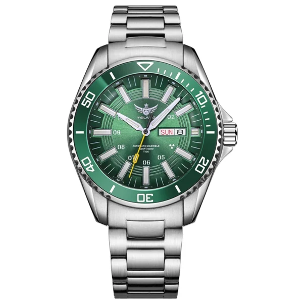 Yelang V1032 Automatic Movement Men Watch 300m Waterproof Dive Watches for Man Rotating Bezel Rotating Ceramic Luminous 44MM - Image 6