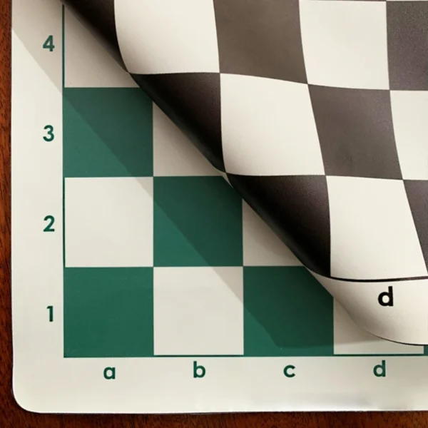 Lightweight Leather Tournament Chess Board Portable Rollable Soft Chessboard Non Slip Travel Chess Board Mat Universal - Image 3