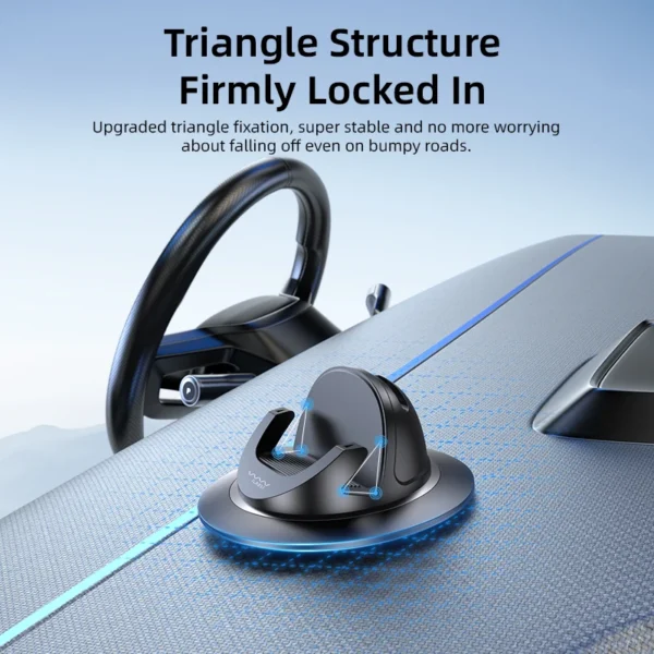 vyvylabs 360° Rotation Universal Car Cellphone Holder Car Phone Tripod Stand Bracket Car Mobile Support For Car Use Accessories - Image 3