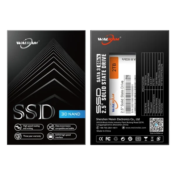 WALRAM SSD 512gb 2.5 SATA3 120GB 240GB 128GB 256GB 480GB 500GB Hard Disk HDD Solid State Drive For Desktop PC Laptop Ssd 1tb - Image 6