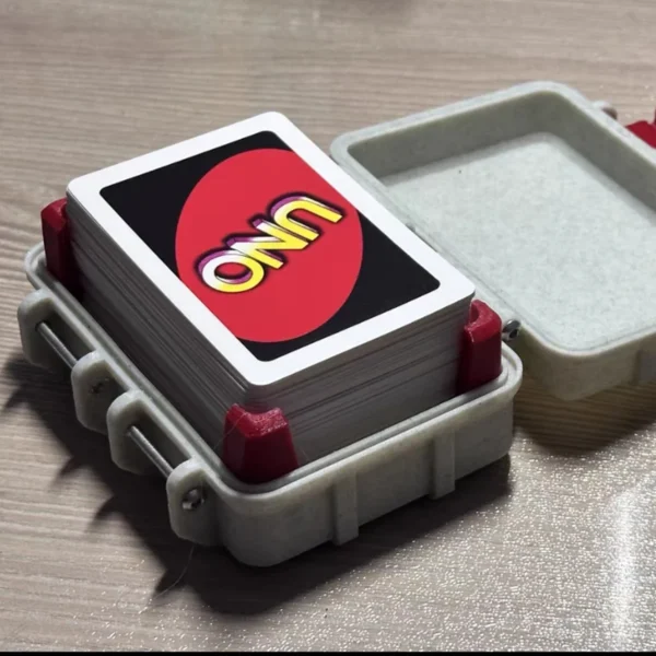 3D Printing Plastic UNO Card Case Holder Designed for 112Pcs Classic Mattel UNO Card Game High Capacity Playing Card Box Storage - Image 3
