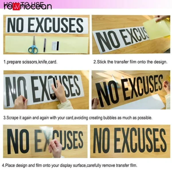 BIG CUSTOMIZABLE OFFICE Wall Vinyl Decal motivational, inspirational Office wall vinyl sticker DIY E838 - Image 4