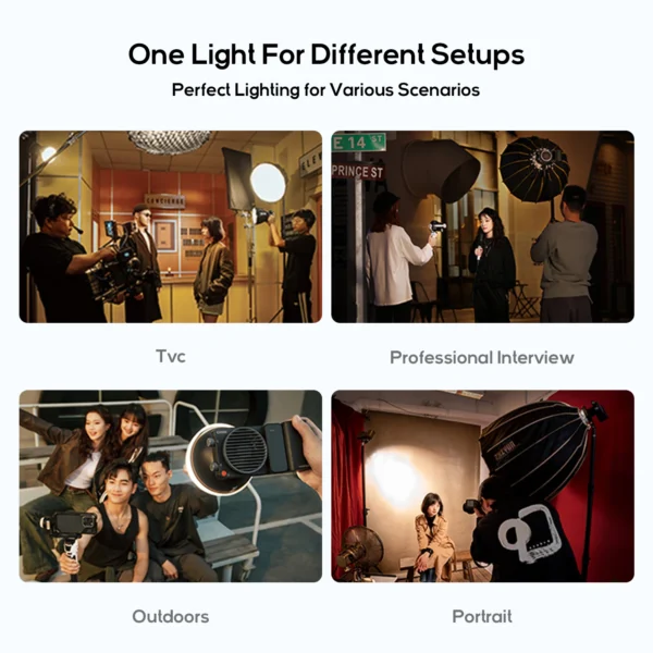 ZHIYUN Official CINEPEER CX100 100W Pocket Video Light Handheld Led COB Light Photo Fill Light Photography Lighting - Image 5