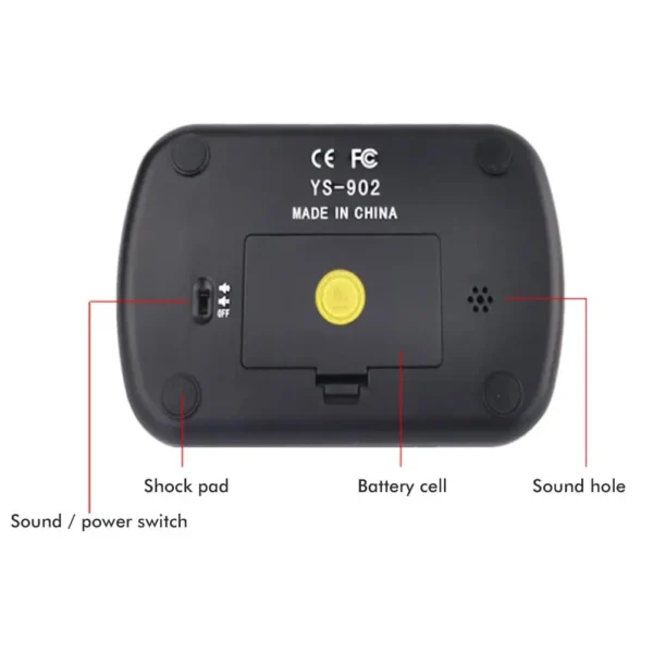 Professional Chess Clock Digital Watch Count Up Down Timer Board Game Stopwatch Multifunctional Count Down Game Timer With Alarm - Image 5
