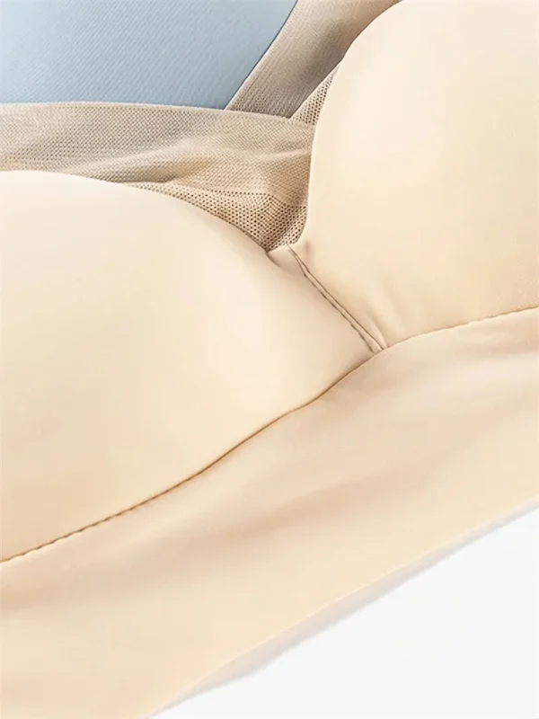 2/1Solid Wireless Sports Bra Comfy & Breathable Seamless Push Up Running Workout Tank Everyday Bra, Women's Lingerie & Underwear - Image 2