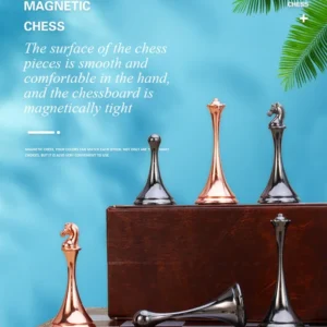 High Quality Metal Material Magnetic Chess Set Four Colors Available Folding Chess Board Adult Children's Toys
