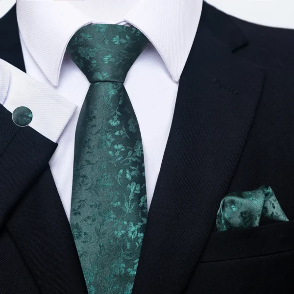Brand Fashion 8 cm Tie Pocket Squares Set Wedding Present Necktie Suit Accessories Fit Formal Party Holiday Gift - Image 3