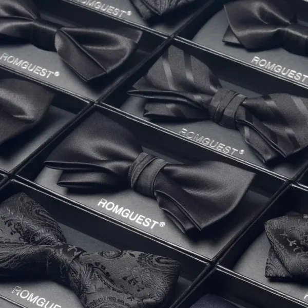 Men's formal dress British double pocket towel set single piece bow tie chest towel handkerchief Towel bow tie