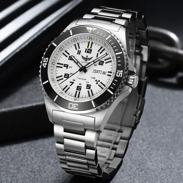 Yelang V1031 Luxury Men Brand Watch 44mm Diver Water Watches Japan 8205 Automatic Mechanical movement Luminous 300M Waterproof - Image 6