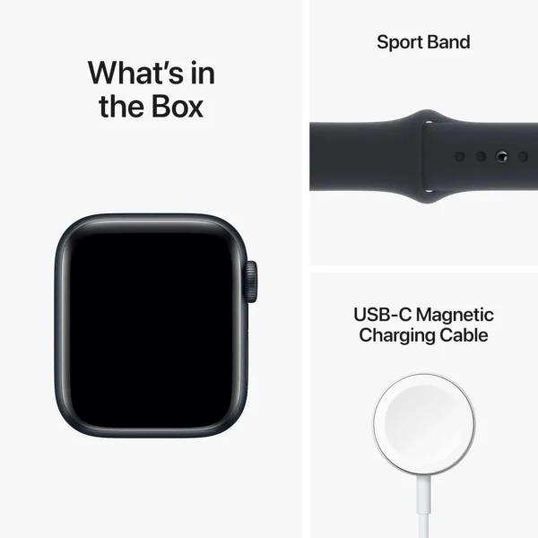 Apple Watch SE (2nd Gen) (GPS + Cellular, 40mm) - Midnight Aluminum Case with Midnight Sport Band, M/L (Certified Refurbished) - Image 5