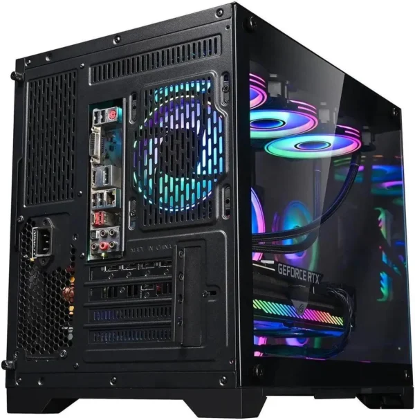 Matx motherboard computer chassis 360 water-cooled sea view room chassis((no fan ,pc case only ) - Image 4