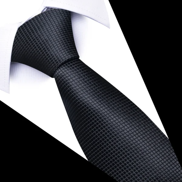 Newest Style 8 cm Necktie Man Blue Golden Striped Wedding Accessories Performance Tie Men Necktie Gravatas Fit Business - Image 3