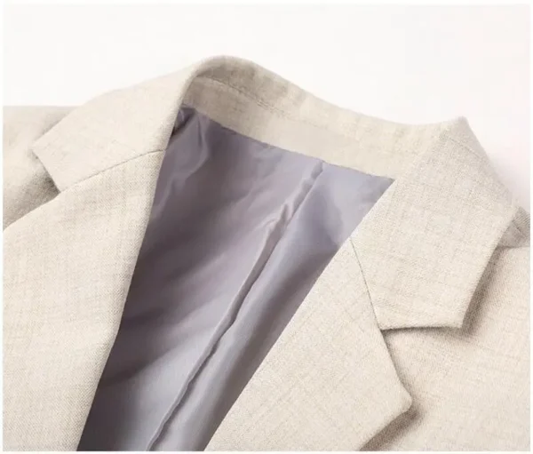 Men Formal Wear Thin Blazers Jackets New Spring Male Business Casual Suits Coats New Fashion Man Solid Blazers Men's Clothing 4X - Image 5