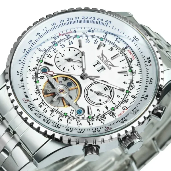 JARAGAR Watch Men Tourbillon Watches Luxury Full Steel Multifunctional Automatic Mechanical Wristwatches Men Reloj Hombre - Image 6