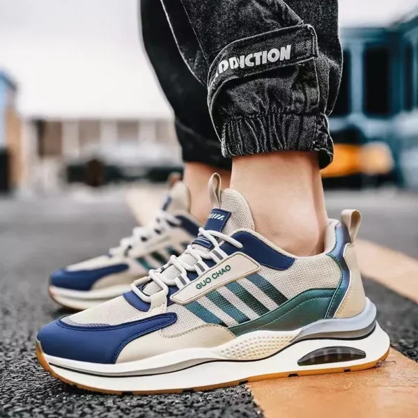 Brand Men Sneakers Mesh Breathable Casual Shoe Air Cushioning Athletic Running Shoes for Men Light Training Shoe Tenis Masculino - Image 4