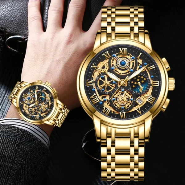 LIGE Waterproof Watch For Men Top Brand Luxury Men Watch Fashion Business Sports Quartz Chronograph Wristwatches Reloj Hombre - Image 6