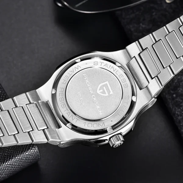 PAGANI DESIGN 40MM Sapphire Seagull ST6 Mechanical Stainless Steel Men's Watch Automatic Winding Waterproof Relogio Masculino - Image 5