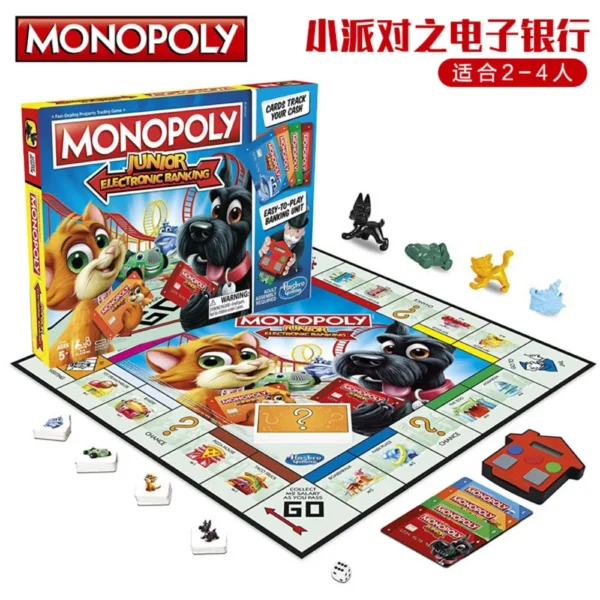 Monopoly Classic Board Game Fast Dealing Property Trading New Token Family Party Table Game Children's Festival Creative Gifts - Image 5