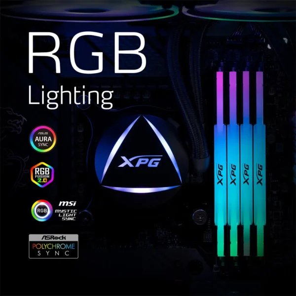 ADATA D500G XPG LANCER RGB DDR5 DRAM Module Dual Tray RAM Stick 6000MHz 6400MHz 16GBx2 32GBx2 Gaming Memory module for Desktop - Image 6