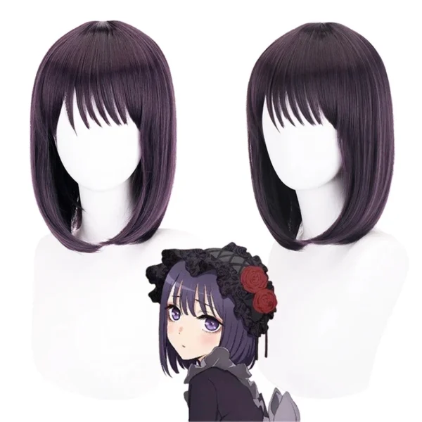 Anime My Dress Up Darling Girl Cosplay Costume Marin Kitagawa Kuroe Shizuku Maid Dress Wig Suit Lolita Uniform Carnival Gift - Image 5