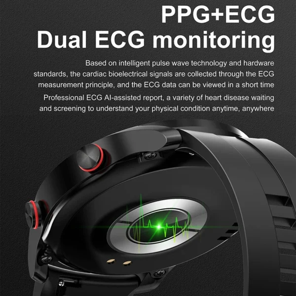 2024 New Bluetooth Call Smart Watch Men Waterproof Sport Fitness Tracker Weather Display Man Smartwatch Para Android IOS Watch - Image 3