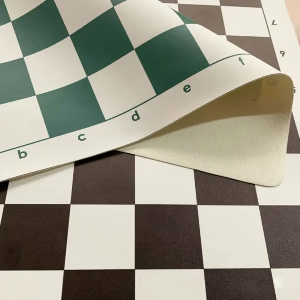 Lightweight Leather Tournament Chess Board Portable Rollable Soft Chessboard Non Slip Travel Chess Board Mat Universal - Image 2